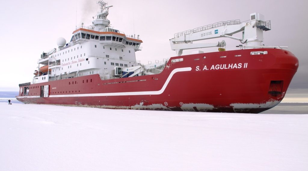 SA Agulhas II the icebreaker vessel that will be used for the Endurance22 expedition 