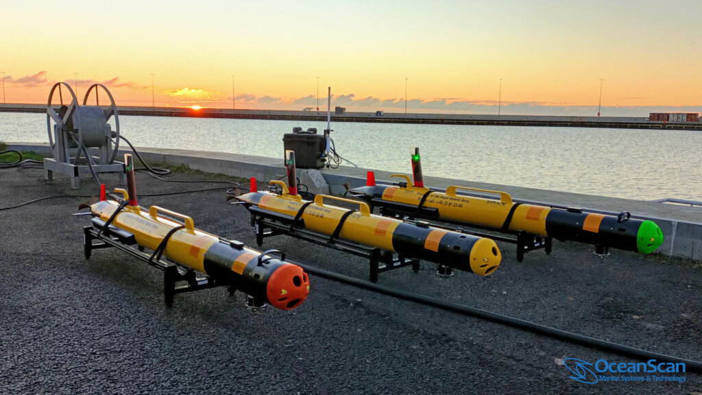 OCEANSCAN-MST LAUV units (Light Autonomous Underwater Vehicle) with integrated Voyis technology